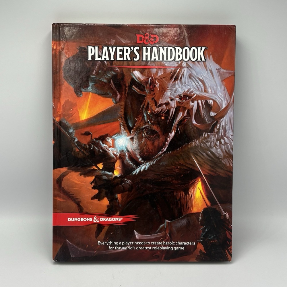 Dungeons & Dragons 5E Player’s Handbook Hardcover D&D PHB 9780786965601